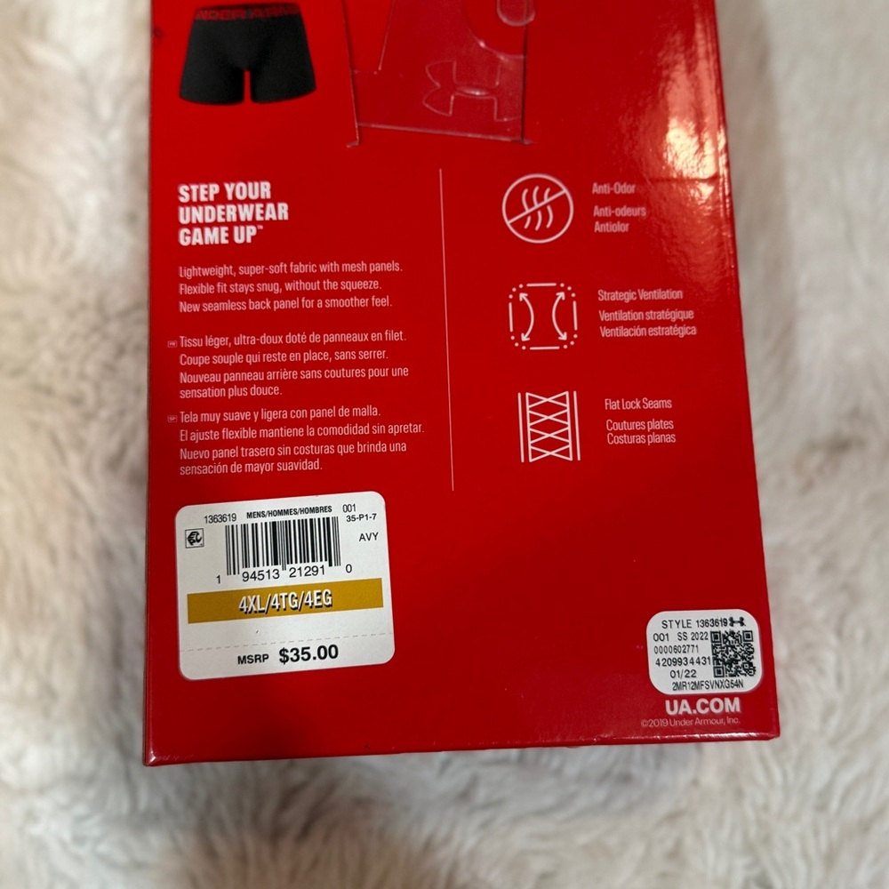 NWT-In Box Under Armour UA Tech Boxerjock Brief 2 Pack - Picture 3 of 4